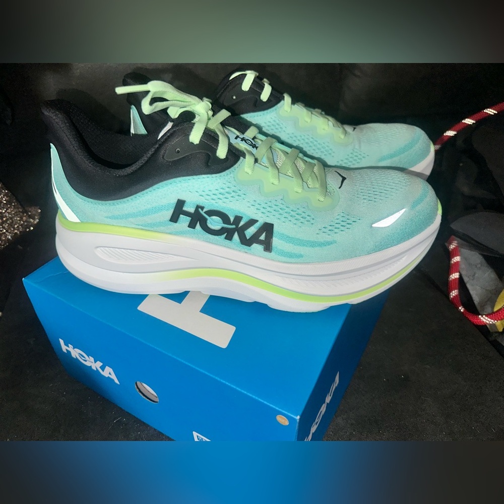 Just Released! HOKA Mens Running Shoes - Mint Green